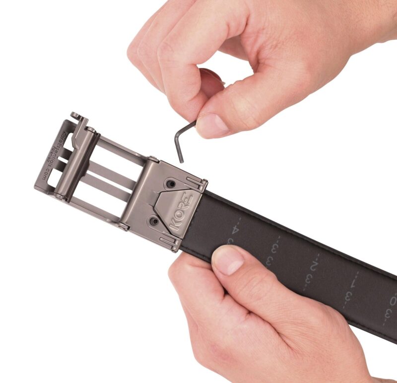 Kore 1.5in Nylon Tactical Gun Belt - X1 buckle - Gray - Image 4