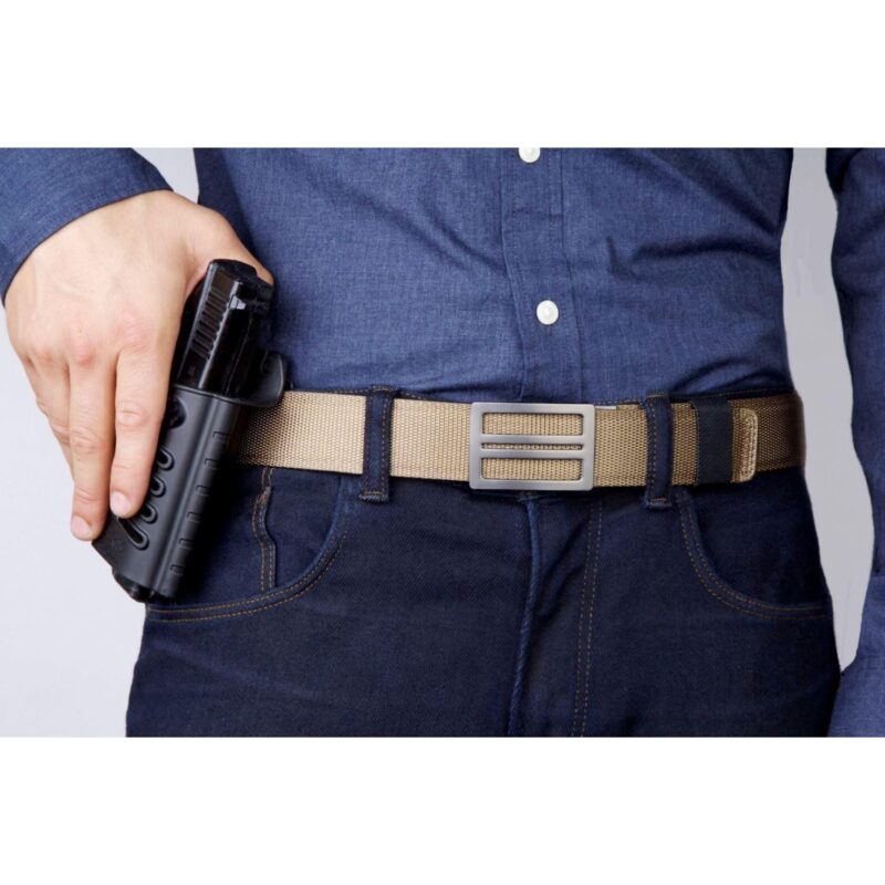 Kore 1.5in Nylon Tactical Gun Belt - X1 buckle - Coyote - Image 4