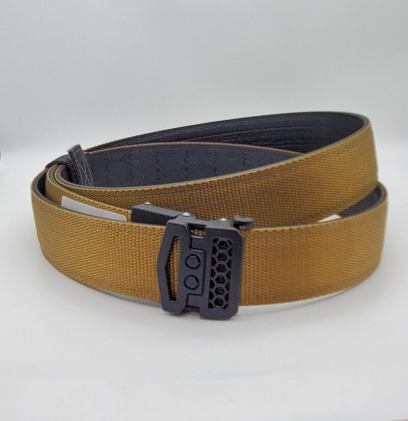 Kore 1.5in Nylon Tactical Gun Belt - X10 buckle - Coyote