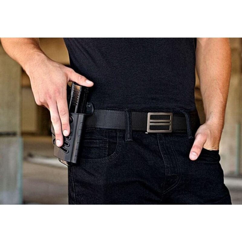 Kore 1.5in Nylon Tactical Gun Belt - X1 buckle - Gray - Image 2